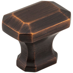 1-1/4" Overall Length Emerald Cut Cabinet Knob. Packaged with - DecorHardware.com