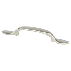 Traditional Advantage Two 3 inch CC Brushed Nickel Spade End P - DecorHardware.com