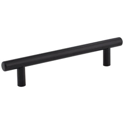 Naples 128 mm Pull (OA - 6-7/8" ) - Matte Black Stainless Stee