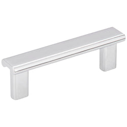 3-3/4" Overall Length Cabinet Pull. Holes are 3" center-to-cen - DecorHardware.com