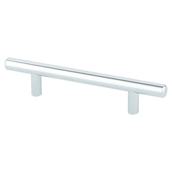 Tempo 96mm Pull (OL-6 1/8") Polished Chrome - DecorHardware.com