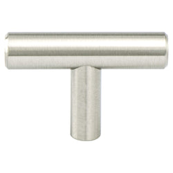 Tempo  Knob Brushed Nickel - DecorHardware.com
