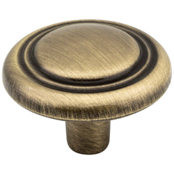 Kingsport 1-1/4" Knob - Brushed Antique Brass