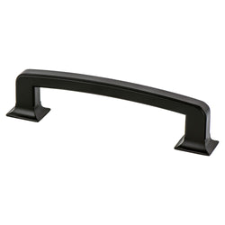 Hearthstone 128mm CC Matte Black Pull - DecorHardware.com