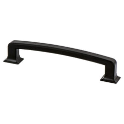 Hearthstone 160mm CC Matte Black Pull - DecorHardware.com
