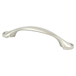Hillcrest 96mm Pull (OL-5 3/8") Brushed Nickel - DecorHardware.com