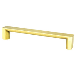 Elevate 160mm Pull (OL-6 13/16") Satin Gold - DecorHardware.com