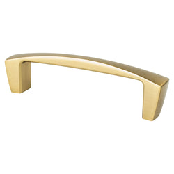 Aspire 96mm Pull (OL-4 1/8") Modern Brushed Gold - DecorHardware.com