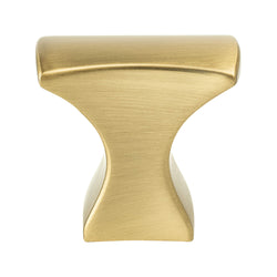 Aspire  Knob Modern Brushed Gold - DecorHardware.com