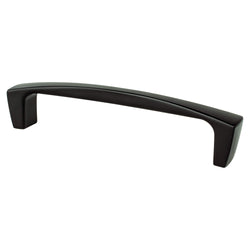 Aspire 128mm Pull (OL-5 7/16") Matte Black - DecorHardware.com