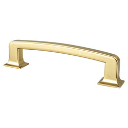 Hearthstone 128mm Pull (OL-6 1/16") Modern Brushed Gold - DecorHardware.com
