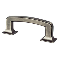 Hearthstone 3" Pull (OL-3 15/16") Vintage Nickel - DecorHardware.com