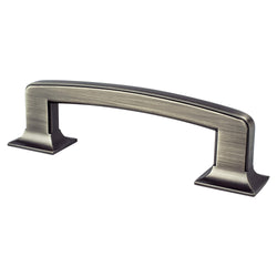 Hearthstone 96mm Pull (OL-4 13/16") Vintage Nickel - DecorHardware.com