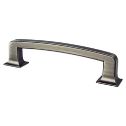 Hearthstone 128mm Pull (OL-6 1/16") Vintage Nickel - DecorHardware.com