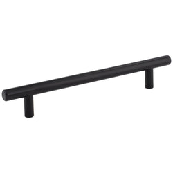 Naples 160 mm Pull (OA - 8-9/16" ) - Matte Black Stainless Ste