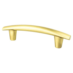 Meadow 96mm Pull (OL-5 7/16") Satin Gold - DecorHardware.com