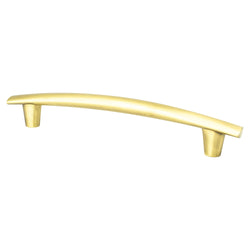Meadow 160mm Pull (OL-7 7/8") Satin Gold - DecorHardware.com