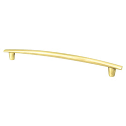 Meadow 256mm Pull (OL-11 11/16") Satin Gold - DecorHardware.com