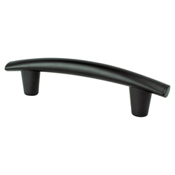 Meadow 96mm Pull (OL-5 7/16") Matte Black - DecorHardware.com