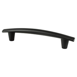 Meadow 128mm Pull (OL-6 5/8") Matte Black - DecorHardware.com