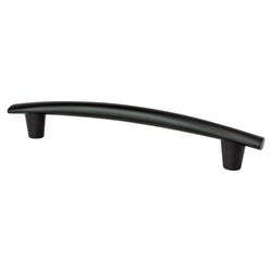 Meadow 160mm Pull (OL-7 7/8") Matte Black - DecorHardware.com