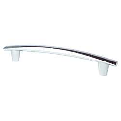 Meadow 160mm Pull (OL-7 7/8") Polished Chrome - DecorHardware.com