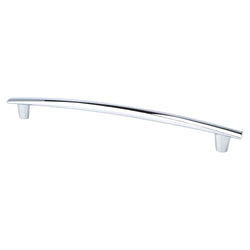 Meadow 256mm Pull (OL-11 11/16") Polished Chrome - DecorHardware.com
