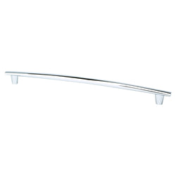 Meadow 320mm Pull (OL-14 3/16") Polished Chrome - DecorHardware.com