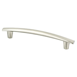 Meadow 160mm Pull (OL-7 7/8") Brushed Nickel - DecorHardware.com