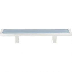 Spa Blue Pull 3 Inch (c-c) - Polished Chrome - BLU