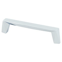 Swagger 128mm Pull (OL-5 1/2") Polished Chrome - DecorHardware.com
