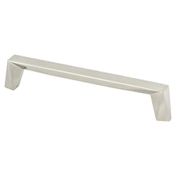 Swagger 160mm Pull (OL-6 3/4") Brushed Nickel - DecorHardware.com