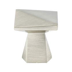 Swagger  Knob Brushed Nickel - DecorHardware.com