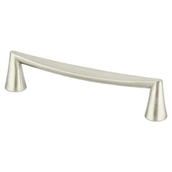 Domestic Bliss 128mm Pull (OL-5 3/4") Brushed Nickel - DecorHardware.com