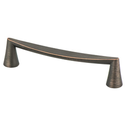 Domestic Bliss 128mm Pull (OL-5 3/4") Verona Bronze - DecorHardware.com