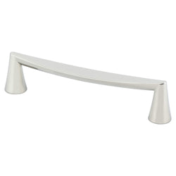 Domestic Bliss 128mm Pull (OL-5 3/4") Polished Nickel - DecorHardware.com