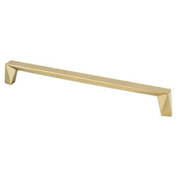 Swagger 224mm Pull (OL-9 5/16") Modern Brushed Gold - DecorHardware.com
