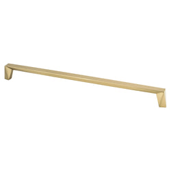 Swagger 320mm Pull (OL-13 1/16") Modern Brushed Gold - DecorHardware.com