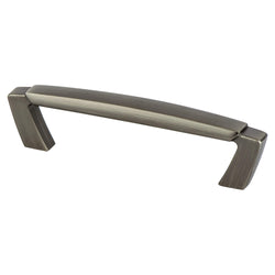 Vested Interest 96mm Pull (OL-4 3/4") Vintage Nickel - DecorHardware.com