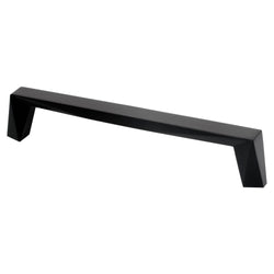 Swagger 160mm Pull (OL-6 3/4") Matte Black - DecorHardware.com