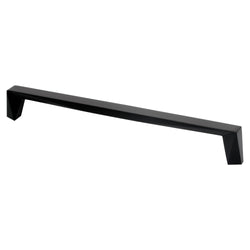 Swagger 224mm Pull (OL-9 5/16") Matte Black - DecorHardware.com