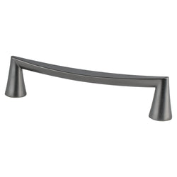 Domestic Bliss 128mm Pull (OL-5 3/4") Slate - DecorHardware.com