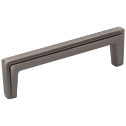 Lexa 96 mm Pull (OA - 4-3/16" ) - Brushed Pewter
