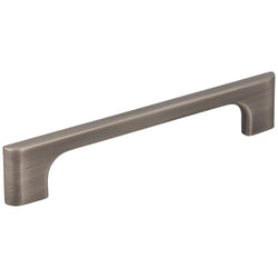 Leyton 128 mm Pull (OA - 6-3/8" ) - Brushed Pewter