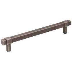 Zane 160 mm Pull (OA - 7-9/16" ) - Brushed Pewter