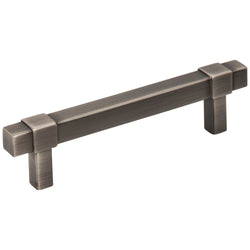 Zane 96 mm Pull (OA - 5-1/16" ) - Brushed Pewter
