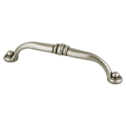 Andante 128mm Pull (OL-5 11/16") Antique Pewter - DecorHardware.com