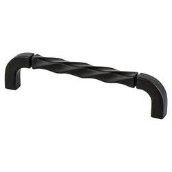 Rhapsody 128mm Pull (OL-5 7/16") Black - DecorHardware.com
