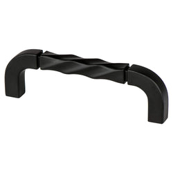 Rhapsody 96mm Pull (OL-4 3/16") Black - DecorHardware.com