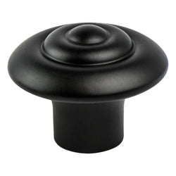 Rhapsody 1 1/4" Knob Black - DecorHardware.com